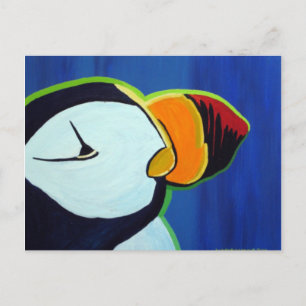 Horned Puffin postcard