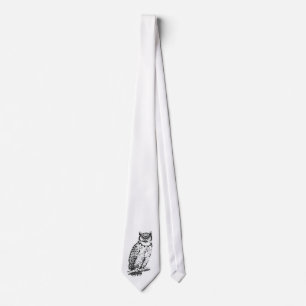 HornedOwl Tie