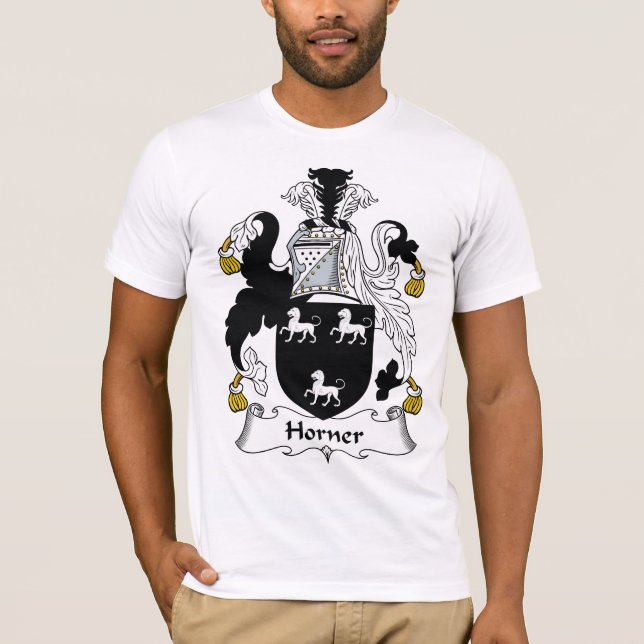 Horner Family Crest T-Shirt (Front)