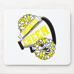 Hornets Cheer Back To School Cheerleading Spirit Y Mouse Mat