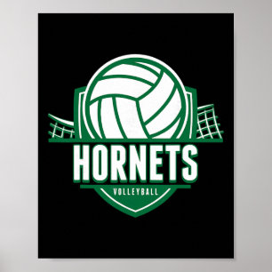 Hornets Volleyll Ck To School Spirit G Poster