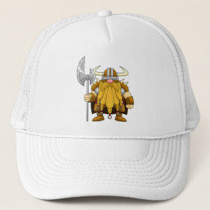 Horns of Humour: The Viking Saga Trucker Hat