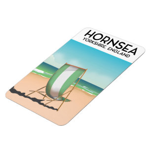 Hornsea, Hornsea, Yorkshire England travel poster, Magnet
