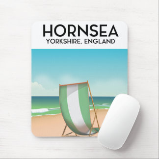 Hornsea, Hornsea, Yorkshire England travel poster, Mouse Mat