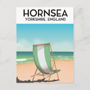 Hornsea, Hornsea, Yorkshire England travel poster Postcard