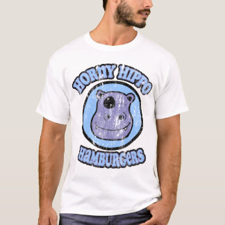 Horny Hippo Hamburgers T-Shirt