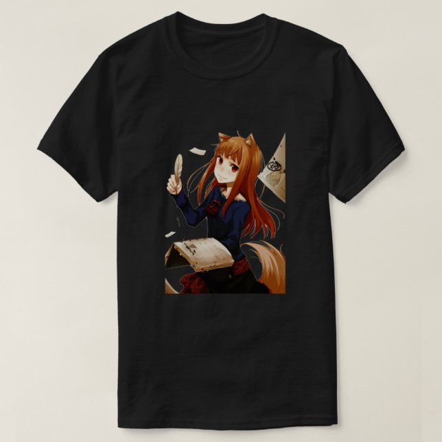 Horo Spice and Wolf Classic T-Shirt (Design Front)