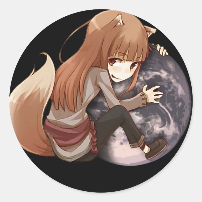 Horo's World Classic Round Sticker (Front)