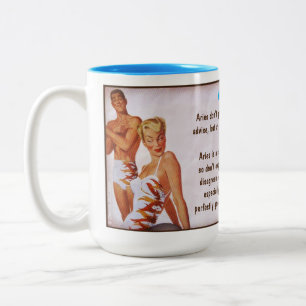 Horoscope: ARIES (rated G) Two-Tone Coffee Mug