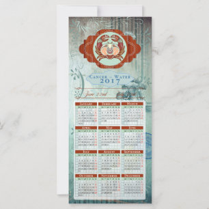 Horoscope Calendar Card 2017 ~ Cancer