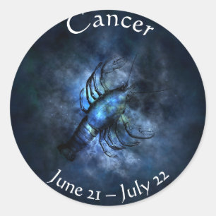 Horoscope Cancer Kodiac Astrology Crab Sticker