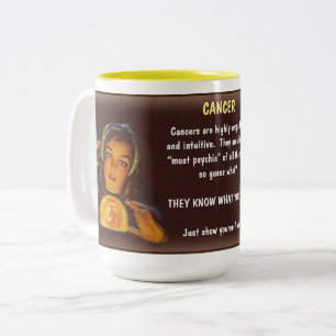 Horoscope: CANCER (rated G) Two-Tone Coffee Mug