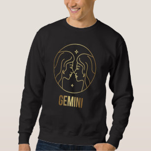 Horoscope Gemini Zodiac Astrology Sign Design Sweatshirt