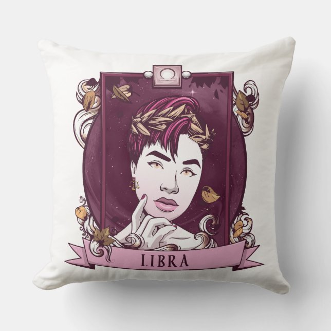 Horoscope - LIBRA Cushion (Front)