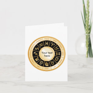 Horoscope Mandala Card