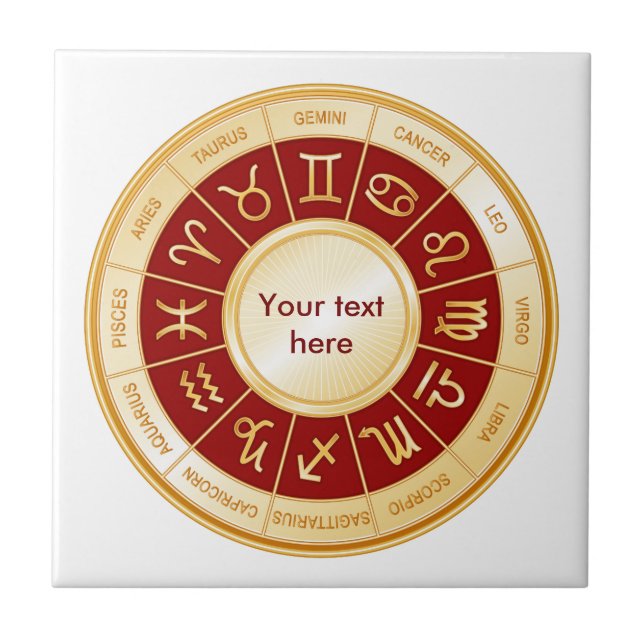 Horoscope Mandala Tile (Front)