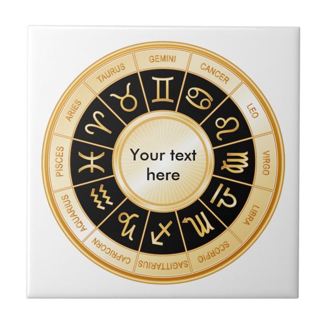 Horoscope Mandala Tile (Front)