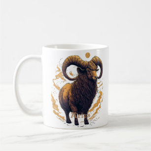 Horoscope sign Aries Coffee Mug
