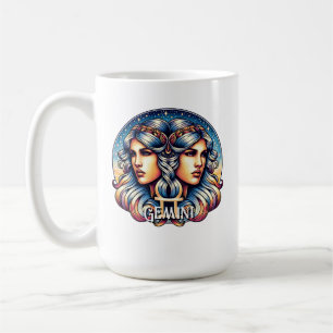 Horoscope Sign Gemini   Twins Astrology Sign Coffee Mug