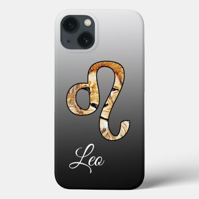 Horoscope Sign Leo Lion  Birthday Phone Case (Back)