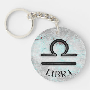 Horoscope Sign Libra Key Ring