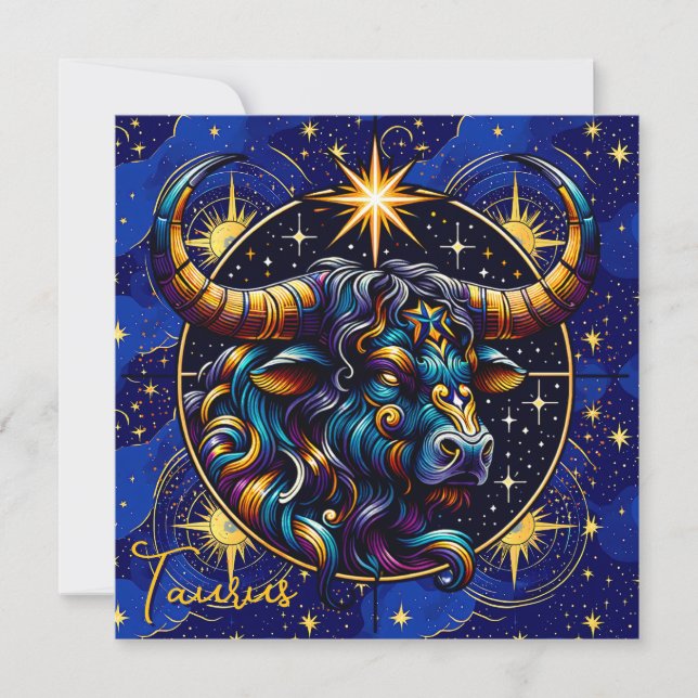 Horoscope Sign Taurus Zodiac Astrology (Front)