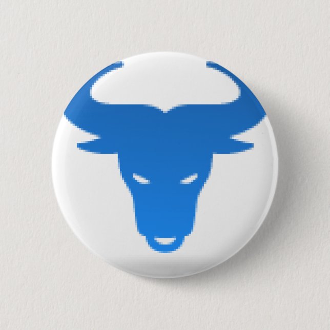 HOROSCOPE TAURUS 6 CM ROUND BADGE (Front)