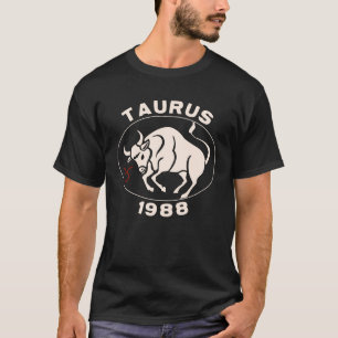 Horoscope Zodiac Sign Bull Taurus 1988 T-Shirt