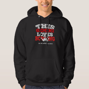 Horoscope Zodiac Sign Gemini Loves Bowling Hoodie