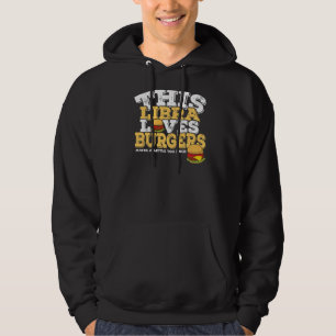 Horoscope Zodiac Sign Libra Loves Burgers Hoodie
