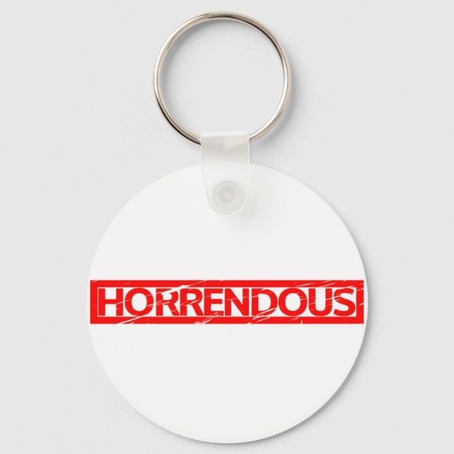 Horrendous Stamp Key Ring (Front)