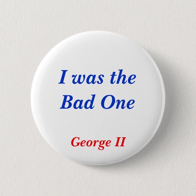 Horrible Histories Bad One 6 Cm Round Badge (Front)