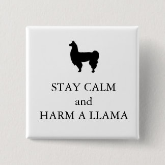 Horrible Histories "Harm a Llama" badge