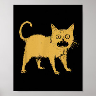 Horrible Japanese Cat  Poster