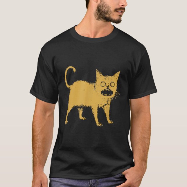 Horrible Japanese Cat  T-Shirt (Front)