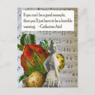 Horrible Warning Postcard