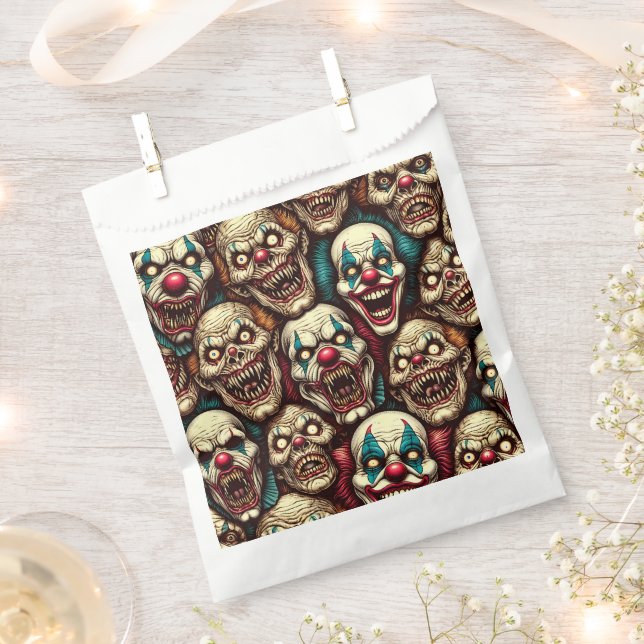 Horrifying Clowns Halloween Party  Favour Bags (Clipped)