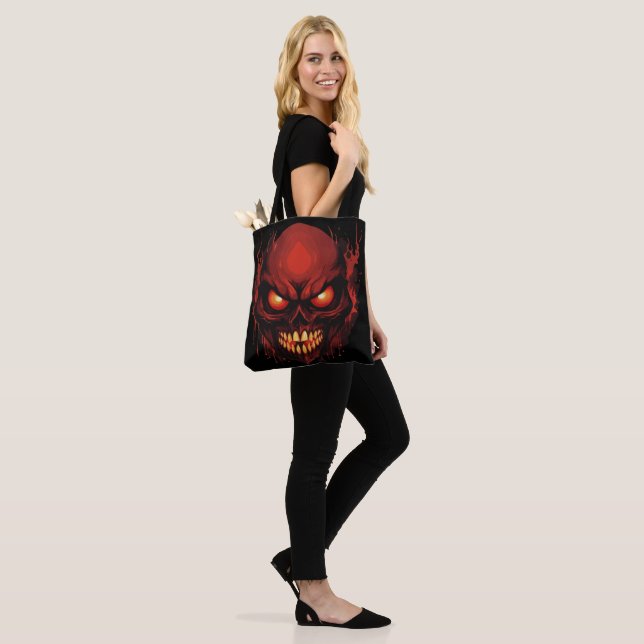 Horrifying Hollow Tote Bag (On Model)
