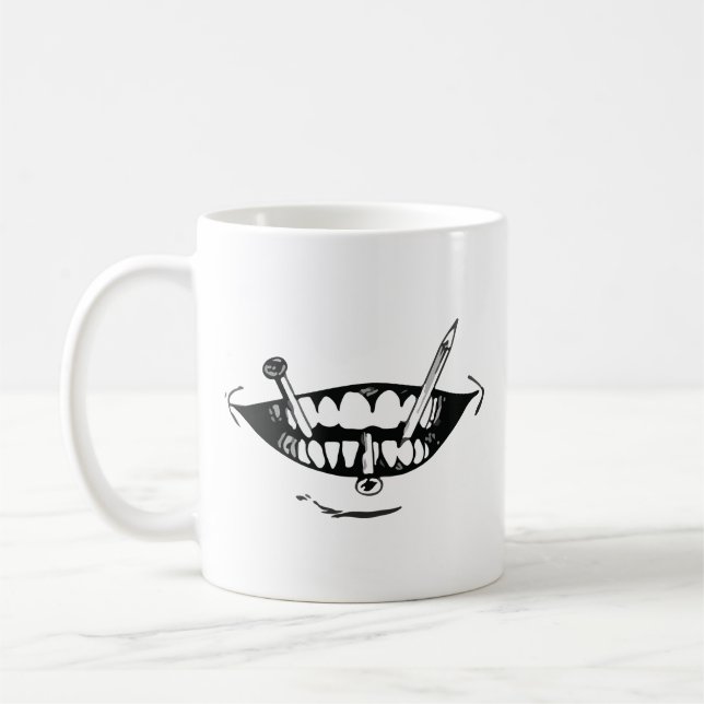 Horror anime art coffee mug (Left)
