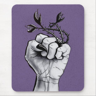 Horror Art Black Magic Ring Hand Dark Fantasy Mouse Mat