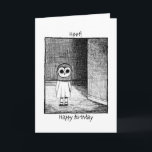 Horror Birthday Scary Creepy Weird Goth Dark Art  Card<br><div class="desc">From silly jokes to serious romantic statements, MiKa Art Zazzle shop has something for everyone. Canadiana, Japanese gifts, jewelry, cases for electronic devices, fun buttons, mug cups, ornaments, cards and posters….. Please take some time and look around. You may even find something you didn’t know you wanted! I’m curious about...</div>