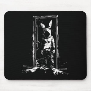 Horror Bunny Mask Man Rabbit Alt Goth Slasher Cree Mouse Mat
