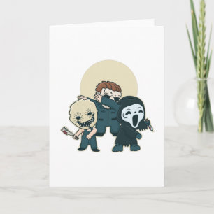 Horror characters card
