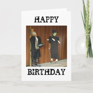 Horror Characters Happy Birthday Card