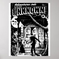 Horror Comic Book Cover Retro Vintage Volume 001