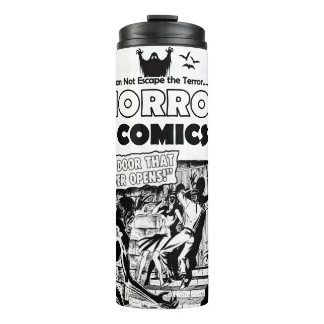 'Horror Comics' Retro Tumbler (Front)