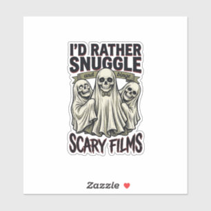 Horror Cuddle Shirt Funny Skull Ghost Movie Night 