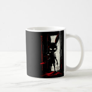 Horror Evil Bunny Rabbit Slasher Creepy Door Alt G Coffee Mug