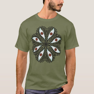 Horror Evil Eyes Weird Trippy T-Shirt