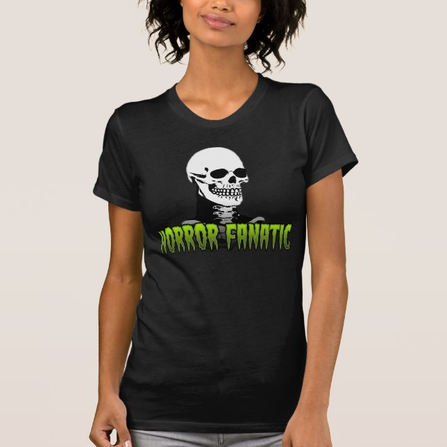HORROR FANATIC SKULL T-Shirt (Front)
